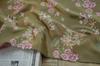 Traje antigo macio e suave Hanfu flor vintage cheongsam tecido tingido de primavera e outono colete novo estilo chinês top pano decorativo