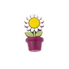 Contas de margarida de silicone, pingentes de pulseira de flor de girassol colorida, acessórios, acessórios de vestuário DIY, decorações