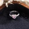 Anel Aberto Ajustável de Diamante Zircônia Super Grande Açúcar para Mulheres Aço Titânio com Retenção de Cor Banhado a Ouro Moda Luxo Leve Anel de Dedo