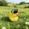 Ornatos Criativos para Micro-Paisagens de Musgo, Novos Acessórios de Boneco Pato com Chapéu de Formatura Grande, Artesanato de Resina para a Temporada de Formatura
