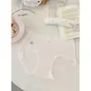 A232 Tamaño Grande~Patrón de Conejo Lindo Tamaño Grande Dibujo Animado Color Sólido Cómodo Suave 100% Algodón Puro Estilo Simple Fresco Algodón para Mujeres
