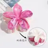 Pinza de Mariposa de Doble Capa Gradiente Dulce Elegante Sizzy Versátil para Mujer Pinza de Garra para el Cabello de Disco de Nicho de Moda Accesorios para el Cabello