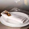 Servilleta Engrosada Escuela Hotelera Práctica Plegado Flor Servilleta Tela Decorativa Mantel Individual Paño para Limpiar Vasos Negro Rojo Etc.