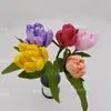 Atacado flor de papel amassado feita à mão bolsa de material para flor de papel feita à mão papel amassado espessado rosa cravo papel enrolado à mão