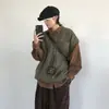 Artículo popular de comercio exterior: Nuevo Chaleco de Punto Estilo Japonés para Otoño e Invierno, Ropa para Superponer, Suéter Cálido Holgado para Hombre, Dropshipping