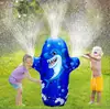 Nuevos Juguetes Inflables para Niños Tumbler con Chorro de Agua Verano Césped Exterior Tumbler de Agua Juguetes Aspersores de Agua