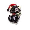 Europa y Estados Unidos más vendidos lindo gato pintura al óleo ramillete moda gota de aceite animal broche accesorios broche pin anti-luz