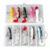 Pacote de iscas macias cauda em T transfronteiriça peixe de chumbo 5 10 Luya isca artificial rolo-cauda conjunto de iscas bionic bait fabricantes atacado