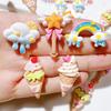 Acessórios de resina atacado material DIY feito à mão flor de sapato chapéu cola creme papelaria adesivo de palha transfronteiriço varinha mágica