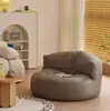 Sofá para Apartamentos Pequenos, Sofá Duplo para Escritório, Casa, Sala de Estar, Quarto de Aluguel, Quarto, com Puff, Sofá Preguiçoso