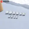 Pendientes Redondos de Zirconia de Plata de Ley 925 para Mujer Nueva Moda Simples Ins Versátiles Clavos de Hélice Auricular Joyería de Oreja Personalizada Elegante