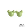 Accesorios Pequeños de Resina Colorida Cabeza de Mickey Brillante Pegamento de Crema Joyería DIY Funda de Teléfono Celular Papelería Parche Decorativo Venta al por Mayor
