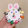 Mini clipe infantil bonito dos desenhos animados princesa hairpin menina quebrado grampo de cabelo doce cor acessórios para o cabelo do bebê