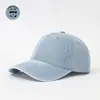 Boné de Baseball Jeans Lavado Tendência Estilo Coreano, Boné Vintage Liso Estilo Americano Transfronteiriço, Chapéu Protetor Solar Multicor Primavera e Verão