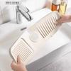 Grifo de cocina a prueba de salpicaduras almacenamiento silicona desagüe lavabo de baño encimera lavabo inferior alto impermeable
