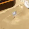 Anillo Brillante de Circonita Cúbica, Joyería de Nicho de Alta Gama, Anillo Ajustable Versátil de Moda Más Vendido 2026