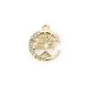 Pingente Árvore da Vida da Lua Acessórios Pingente Pequeno de Diamante Joias Simples de Liga Galvanizada Acessórios Pulseira DIY Roupa