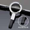 Llavero Popular para Coche con Forma de Diamante Cuerda Portátil Metal de Aleación de Zinc Anillo de Resorte Llavero Simple para Pareja Colgante para Bolso