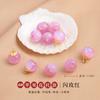 Hebilla de Perlas para Cheongsam Botón de Placa de Jade Imitación Rosa Brillante Nuevo Vestido Hanfu Chino Camisa Camisa Camisa Botón de Perlas