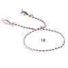 Pulseira Amazon Mais Vendida Contas de Cobre Pulseira de Borla Algodão Colorido Taler Corda de Mão Masculina e Feminina ins Yiwu Comércio Exterior Novo Estilo