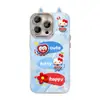 Muñeca Pigmento Kt Cat Adecuada para Funda de Teléfono Móvil Apple 17 Iphone15Promax Dibujo Animado 16 Hilo de Pluma 14 Linda Femenina