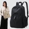 Bolsa estilo coreano feminina 2025 primavera nova mochila de pano de náilon mochila casual estudante viagem mochila escolar cor sólida na moda