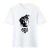 Camiseta de manga corta de algodón de verano para hombre y mujer con estampado de anime bidimensional de la cantante estadounidense Juice Wrld.