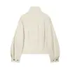 Moda europea y americana transfronteriza Bestseller de AliExpress: chaqueta elegante casual retro con cuello mao y cintura elástica