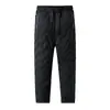 Calças casuais masculinas, novo estilo outono e inverno, calças jogger, forradas com lã de cordeiro, espessadas, quentes, casuais, esportivas, calças soltas de algodão