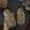 Pantuflas Birkenstock sin talón de suela gruesa para mujer, para usar al aire libre, nuevo estilo otoño 2026, combinan bien con faldas, medias pantuflas cerradas de estilo alemán