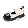 Zapatos de Niña Zapatos de Princesa para Niños Zapatos Pequeños de Cuero 2024 Nuevos Mary Jane Suela Blanda Estilo Occidental Estilo Chanel Zapatos de Estudiante Primavera y Otoño