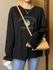 Camiseta Básica de Algodón Puro con Cuello Redondo y Mangas Largas para Mujer, Adecuada como Capa Interior, Diseño de Principios de Primavera y Otoño, Top Estilo Coreano