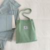 Bolso de Cubo de Hombro de Terciopelo Nuevo Artístico Fresco Pluma Bolso de Mujer Estilo Universitario Casual Gran Capacidad Bolso de Mano Trendy