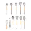 Conjunto de Utensílios de Cozinha de Silicone com Cabo de Madeira 12 Peças Frigideira Antiaderente Conjunto de Cauda Antiderrapante Ferramentas de Cozinha Utensílio de Cozinha