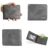 Nueva Cartera Frosted para Hombre de Menbense, Corta, Gran Capacidad, Multifuncional, Casual, Suministro Directo de Fábrica