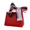Librito Rojo caja de dulces de cuero creativo europeo de alta calidad estilo INS bolsa de dulces portátil para boda en stock al por mayor