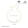 Pulsera de Plata de Ley S925 Nueva Transfronteriza Estilo Coreano Incrustada con Circonio Pulsera de Estrella Ajustable Lujo Accesible de Moda Joyería de Nicho para Mujeres