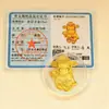 Popular Pegatina de Teléfono de Oro Puro 999 de 2 mg para la Riqueza y la Prosperidad, Princesa Por Favor Trae Riqueza, Pegatina de Teléfono Dorada Regalo para Transmisión en Vivo