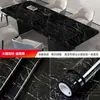 Pegatina de Cocina Patrón Mármol Prueba de Aceite Prueba de Humedad Impermeable Autoadhesiva Engrosada Gabinete Estufa de Cocina Resistente a Altas Temperaturas Pegatina para Humos