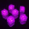 Cubitos de Hielo que se Iluminan al Entrar en Contacto con el Agua, Juguetes de Barra de Colores Intermitentes, Luces Pequeñas de Cubito de Hielo con Sensor LED de Parpadeo Rápido y Lento, Venta Directa del Fabricante