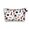Nueva Bolsa de Cosméticos Estampada de Halloween Estilo Coreano Bolsa de Almacenamiento de Gran Capacidad Bolsa de Lavar para Salidas Diarias
