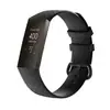 Correa de Silicona Adecuada para Fitbit Charge3/4 con Patrón de Diamante, Pulsera de Repuesto Oficial con Patrón 3D