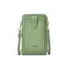 Dongxin Cross-border Hot-selling Women's Crossbody Bag 2022 Nova Cor Sólida Multifuncional Tela de Toque Celular Bolsa Multi-cartão Posição Trendy