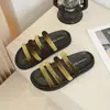 Sandalias Slip-On Súper Populares 2026 Primavera/Verano Nuevo Estilo Sandalias de Playa para Mujer, Sandalias Versátiles Romanas Retro para Uso en Exteriores