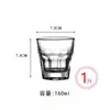 Copo de Vidro Totalmente Temperado Gaonuo para Uso Doméstico, Copo para Beber na Sala de Estar, Copo de Café Espresso, Copo de Cerveja, Copo de Bebida Alcoólica, Conjunto de Copos de 0,15kg