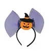 Accesorios para el Cabello de Calabaza de Halloween Diadema de Malla con Lazo de Calabaza Fantasma Fantasma Cabeza Araña Vestido de Escenario Pasador Accesorios para el Cabello