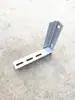 Soporte de ángulo para bandeja de cables soporte de tubería trípode de ángulo de acero soporte de pared para cables tubería de gas natural galvanizado engrosado