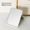 Espelho Dobrável, Espelho de Mesa de Maquiagem Unilateral, Pequeno e Estiloso, Portátil, Adequado para Dormitórios Estudantis, Escritórios, Mesas e Uso Doméstico