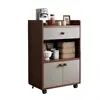Armario de té, estante de almacenamiento de pared para sala de estar, mueble auxiliar para el hogar, armario de té móvil para oficina, armario de almacenamiento para juego de té