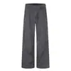 Pantalones de leñador minimalistas deconstruidos estilo japonés para hombre, nuevo modelo de verano, corte relajado con costuras segmentadas, pantalones largos casuales holgados para mujer
